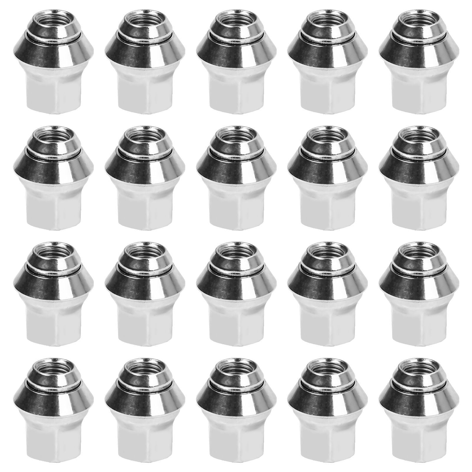 20 x ALLOY WHEEL NUTS FORD FIESTA MK4 MK5 MK6 MK7 MK8 M12 X 1.5 LUG BOLTS STUDS
