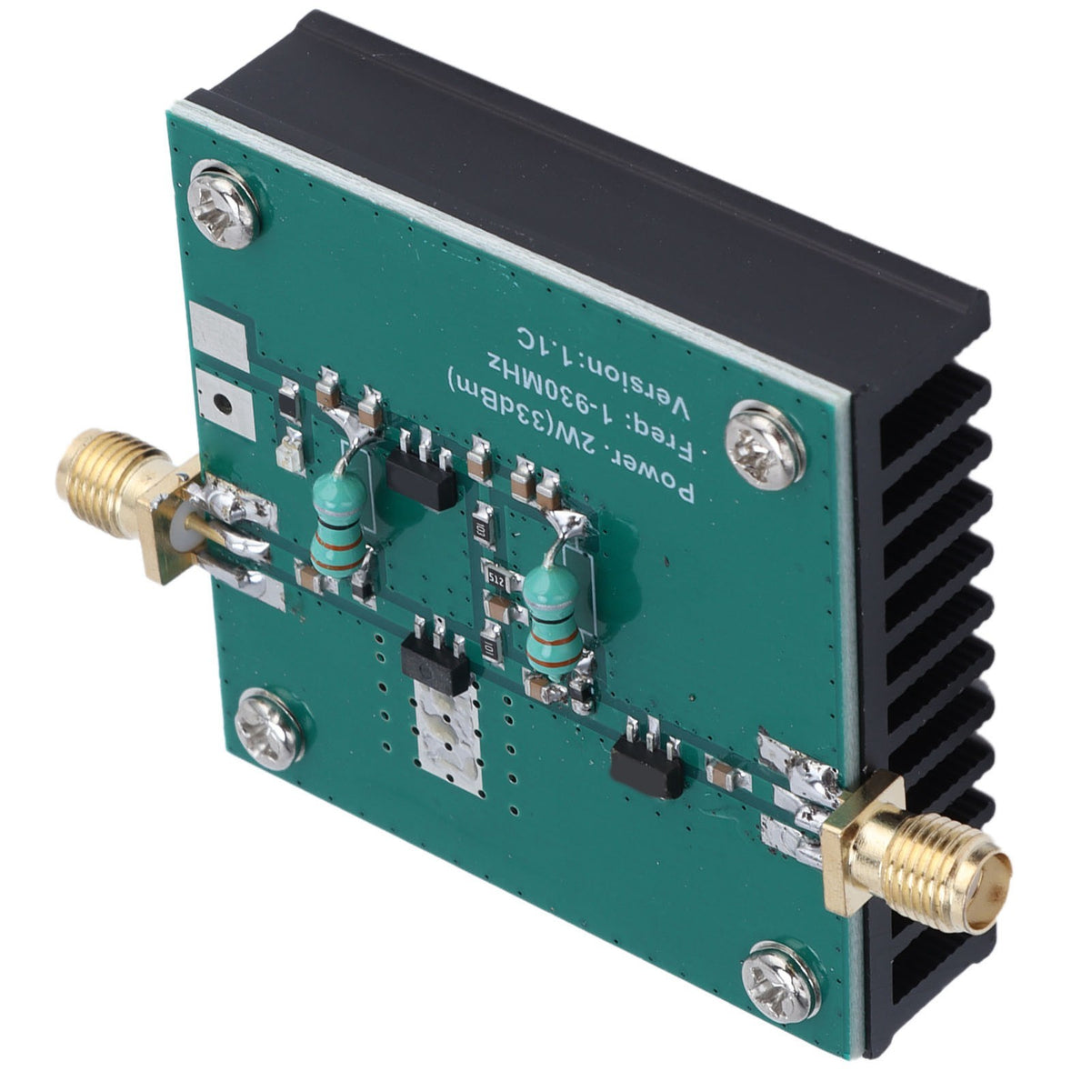 RF Amplifier Good Cooling RF Power Amp Module DC12V 1‑930MHz Frequency For