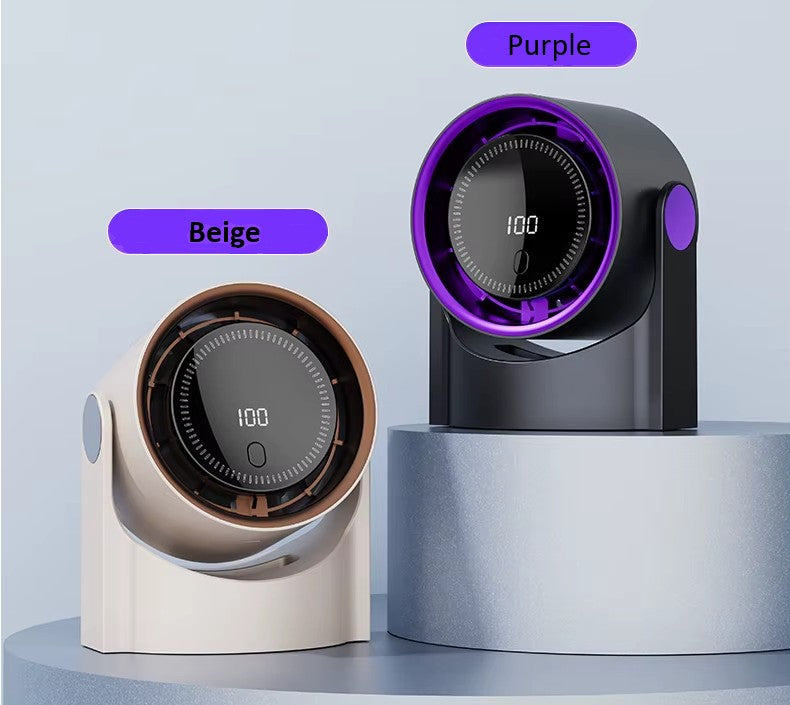 Bladeless Cooling Fan High-Speed USB Rechargeable Quiet Desktop Display Portable