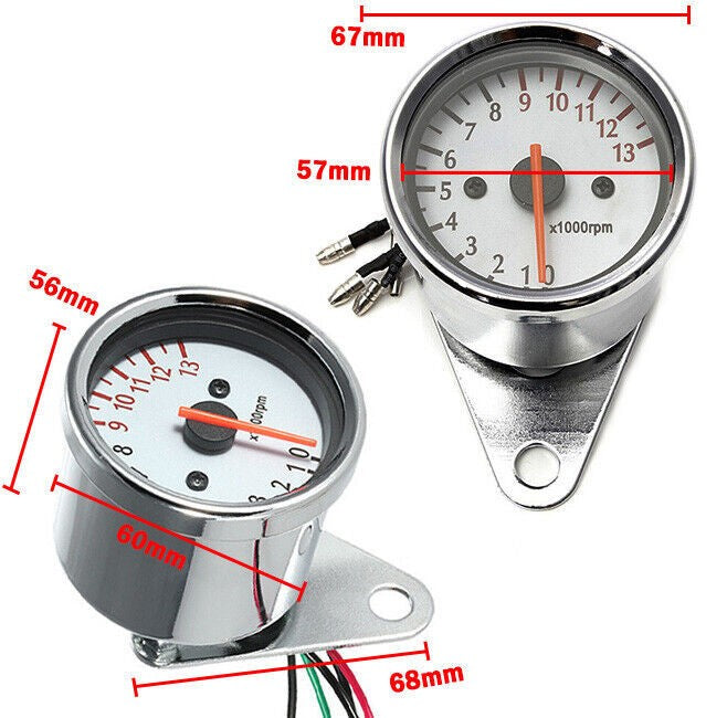 For Motorbike Gauge Speedometer Tachometer with Precise Engine Data Tracking