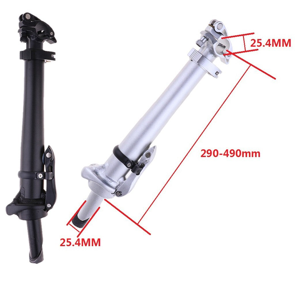 Adjustable Folding Bike Handlebar Stem Riser Bicycle Component Black 25.4mm