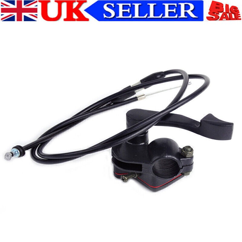 Thumb Throttle Accelerator Brake Lever Cable For 50cc 70 90 110 125cc ATV Quad