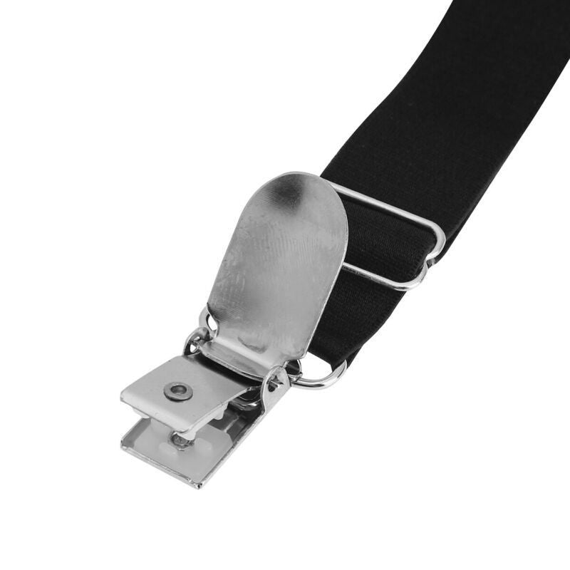 Adjustable Y Shape Garter Belt Suspender Straps Metal Clip Holders For Stockings