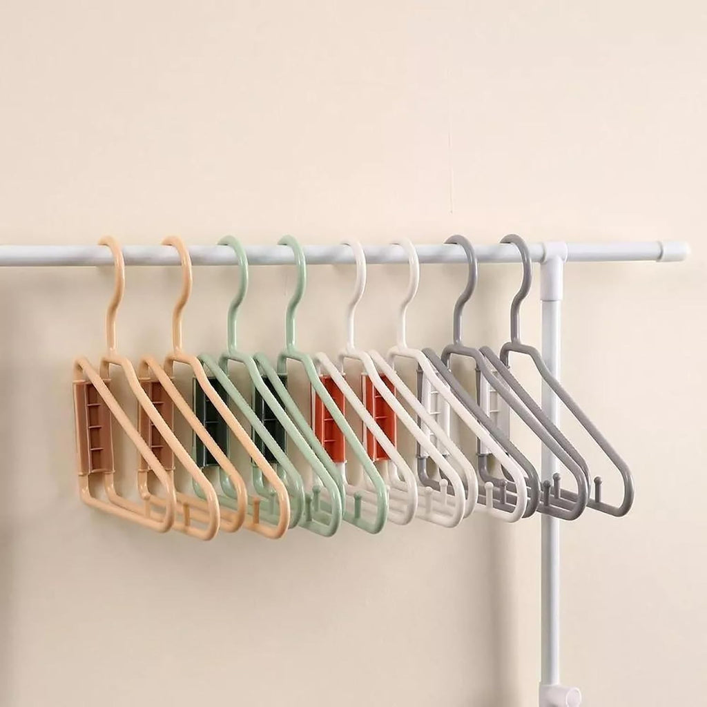 12 Pack Foldable Coat Hanger,Portable Travel Hangers, Space Saving Fold in