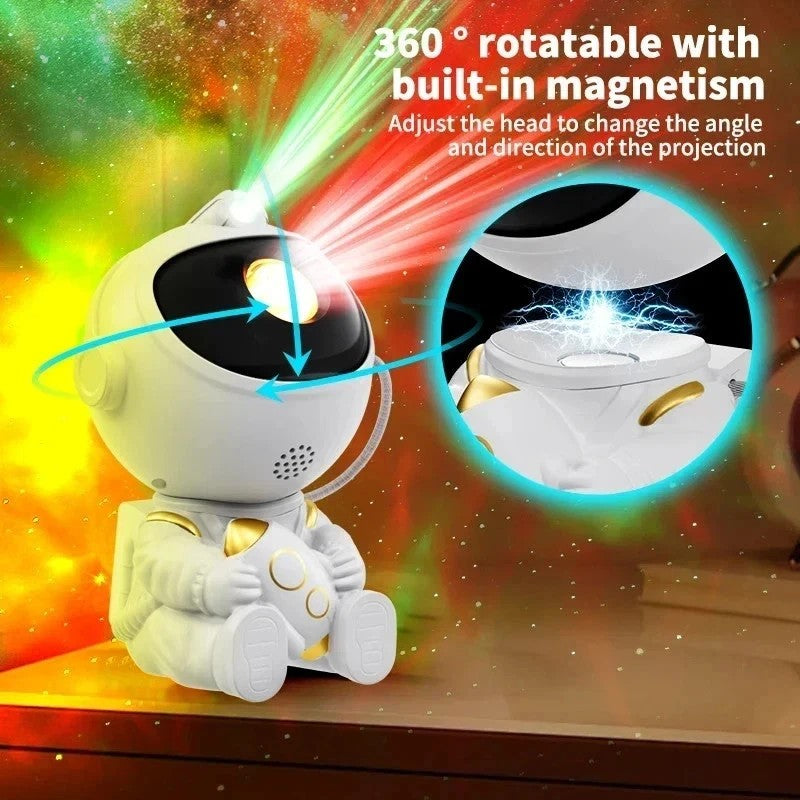 Astronaut Galaxy Projector Starry Star Sky Night Light Nebula Remote Projection