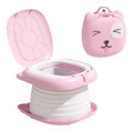Kids Training Potty Seat Portable Folding Camping Toilet Chair Travel Potty