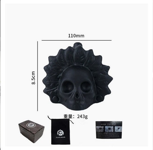 Handcrafted Aztec Death Whistle: 125+ Decibels of Terrifying Sound for Gifting