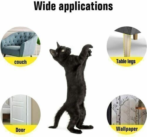 10x Anti-Scratching Mat Cat Sofa Protector Cover Furnitures Scratch Guard Pads