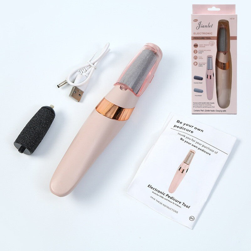 Rechargeable Electric Foot Grinder File Dead Skin Callus Remover Pedicure Tool
