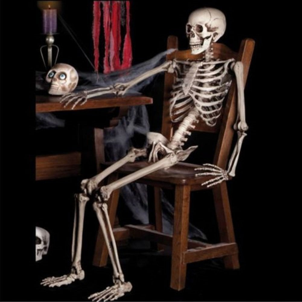 90cm Halloween Poseable Skeleton Full Life Size Human Skeleton Decoration