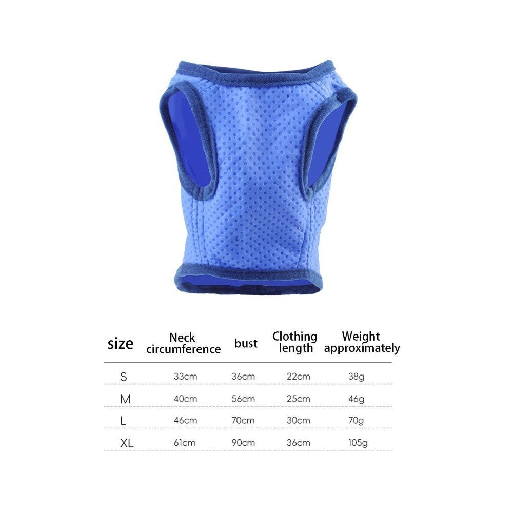 Summer Dog Cooling Vest Pet Cooler Jacket Breathable Coat for Hot Weather NEW.*