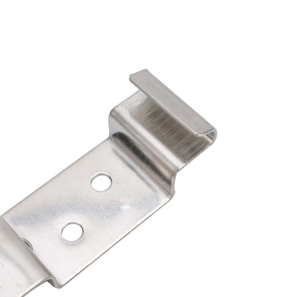 12X Trailer Oblong Number Plate Clips Holder Spring Loaded Stainless Steel