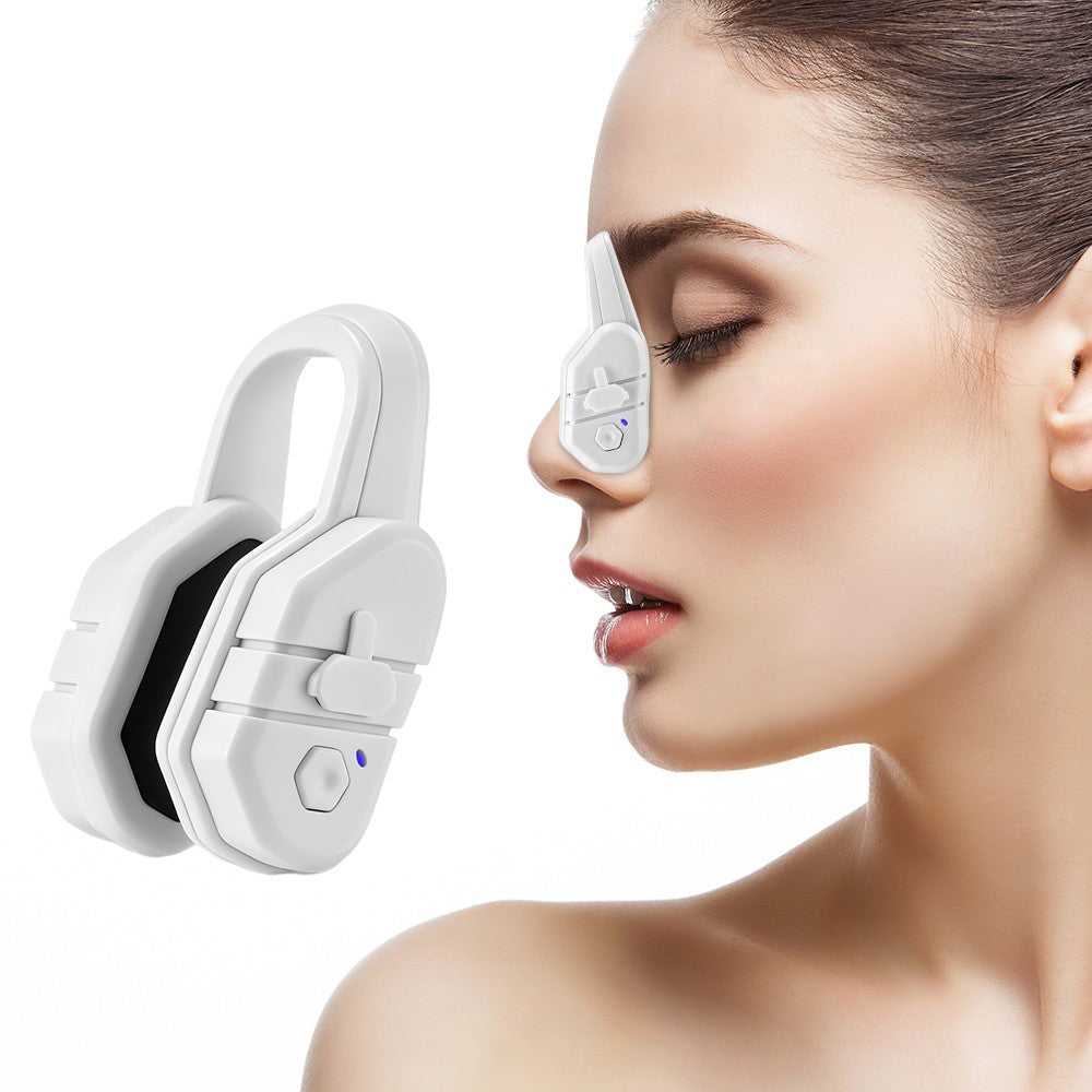 Easy-Use Electric E-M-S Nose Shaper: Patented Silicone Clip for Daily Nose Care