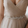 Wedding Dress Belts for Bride Bridesmaid Bridal Rhinestone