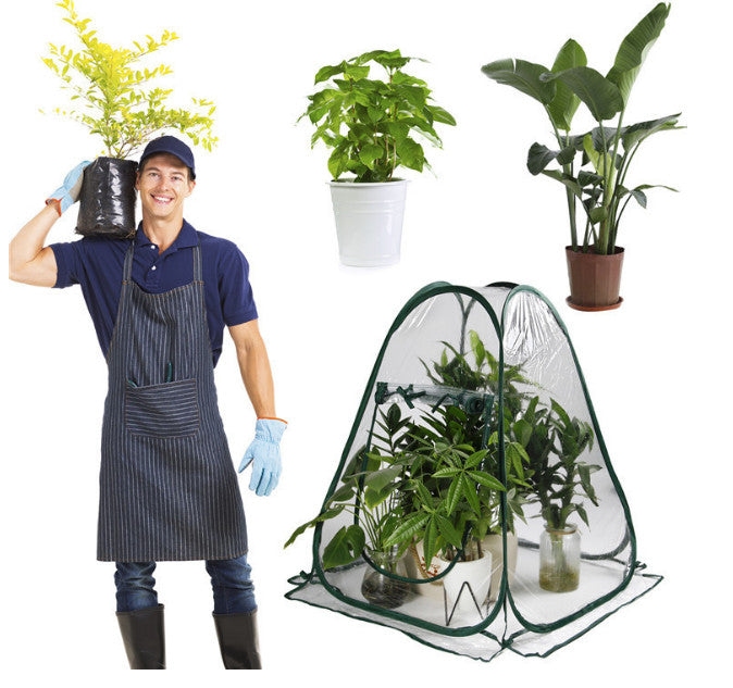 Mini Greenhouse Tent Popped Up PVC Grow House Small Indoor Outdoor Portable New