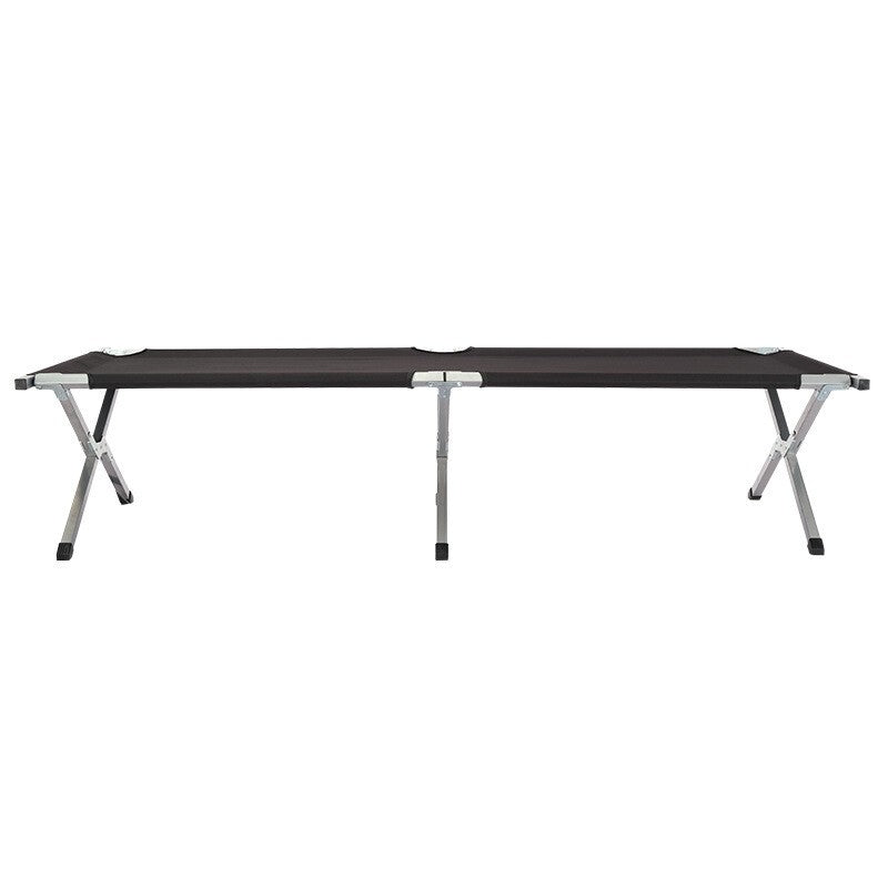 Heavy Duty Folding Camping Camp Bed Light Aluminium Steel Legs FREE CARRY BAG