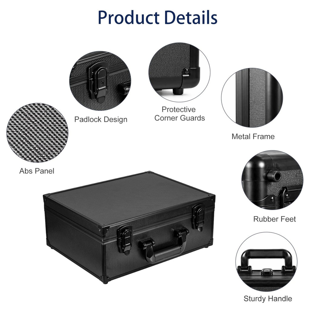 Graded Card Storage Box Portable Card Holder for Slabs Sports MTG Trading Cards