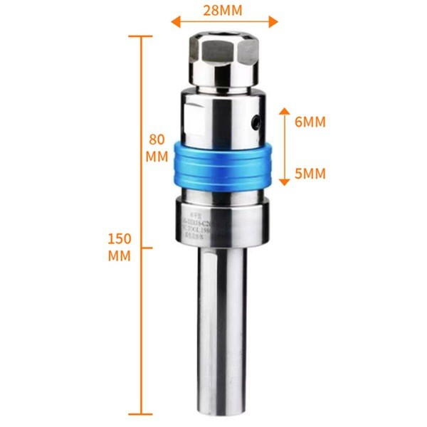 A-Telescopic Tapping Chuck For M2- Taps CNC Lathe Tool Holder