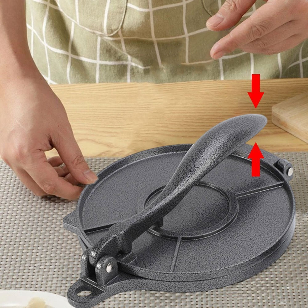 8''aluminium alloy Heavy Duty Tortilla Press Maker Restaurant Corn Maker Tool