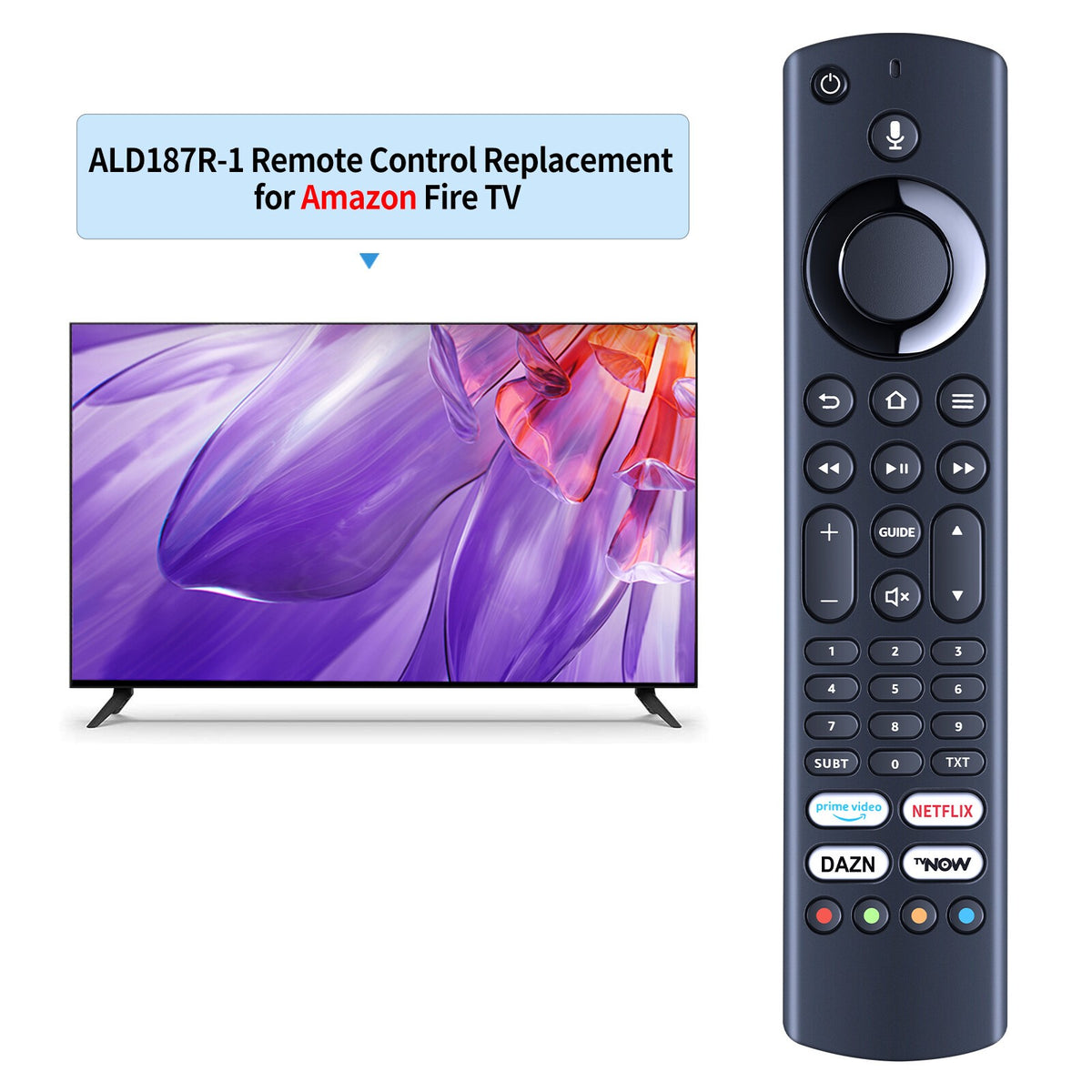 Voice Remote Control For Toshiba Fire TV CT-8566 CT-8565 CT-8570 50CF630