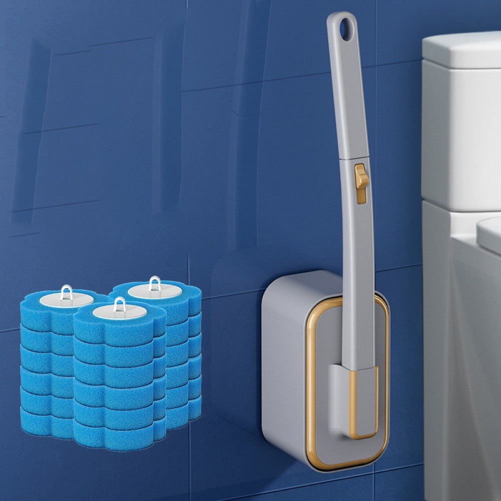 24 Refills Toilet Bowl Cleaning System CleanersDisposable Toilet Brush Set