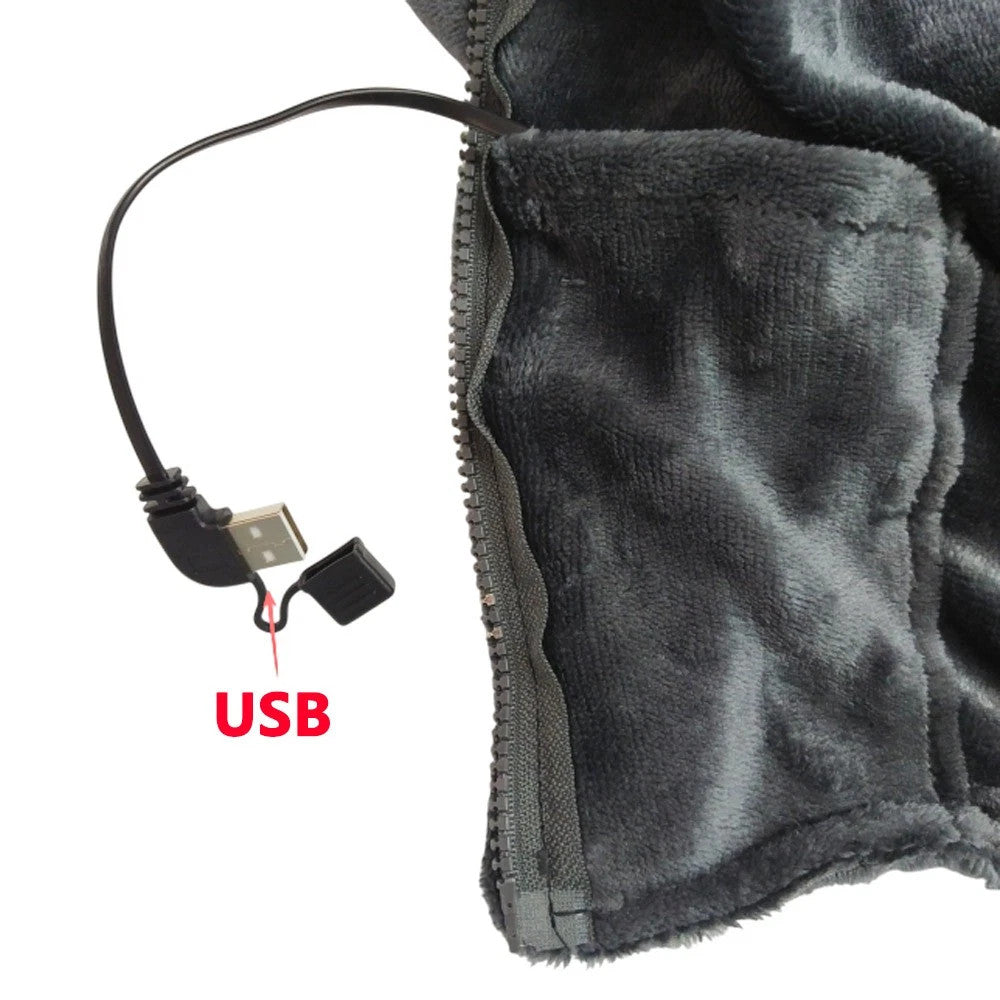 Electric Heated Shawl Blanket USB Wearable for Winter Warm 3 Temperature Levels