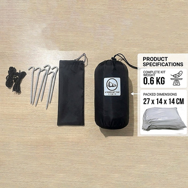 Ultralight Mesh Tent Single Person Tent Anti-Mosquito Waterproof Summer Camping