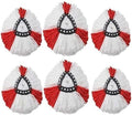 6x Replacement for Vileda Mop Heads Easy Wring Refill Turbo Microfibre Spin Mop