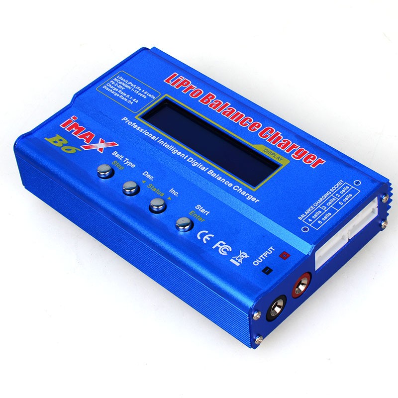 IMAX B6 LCD Lipo NiMH Battery Smart Balance Charger with T Plug Connetor Cable c