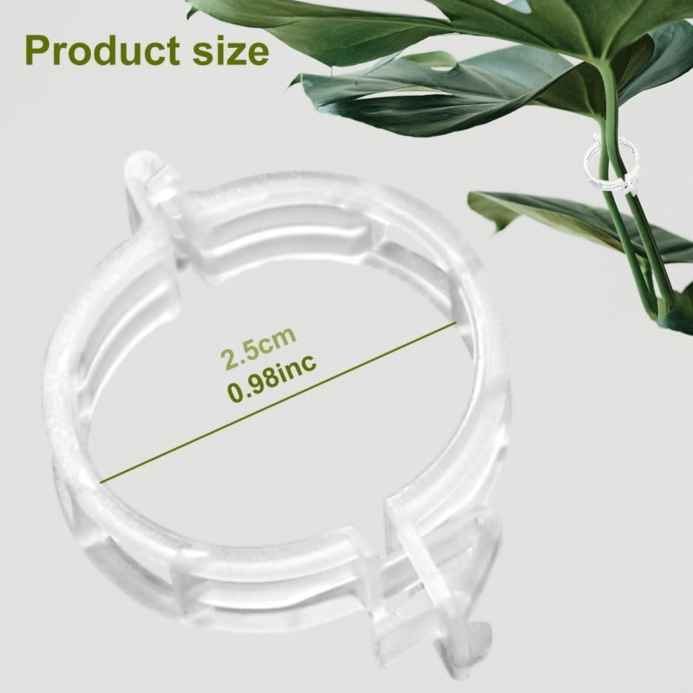 Secured Plastic Plant Clip,Plant Fixing Clips Tomato Clip for Climbing Plants