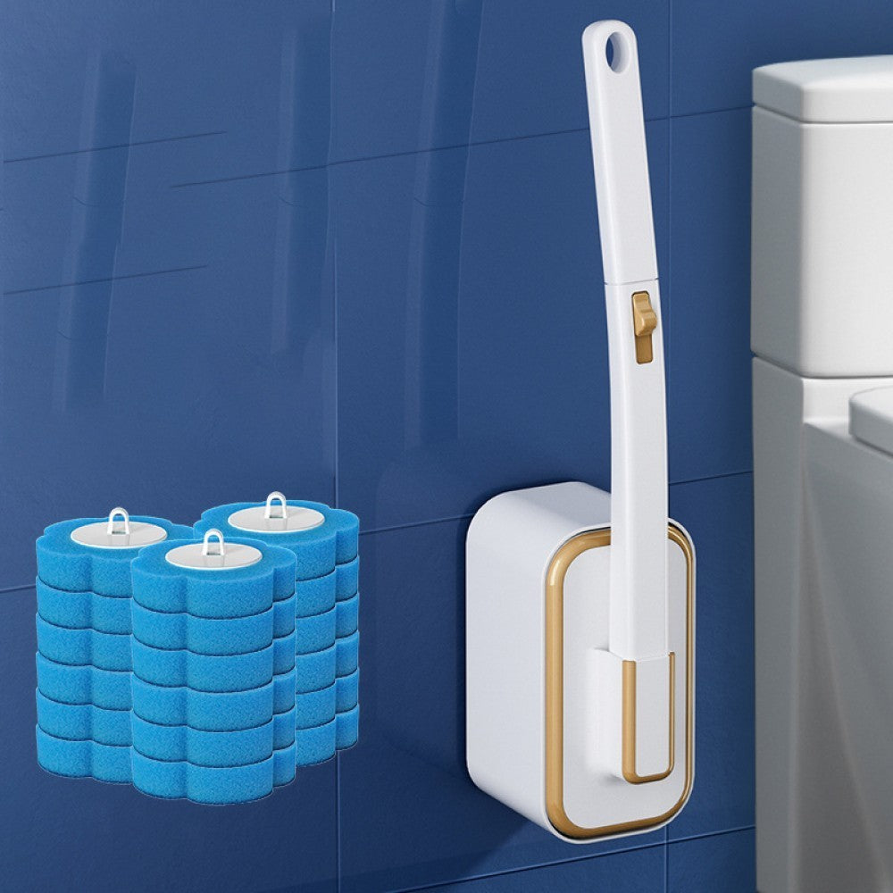24 Refills Toilet Bowl Cleaning System CleanersDisposable Toilet Brush Set