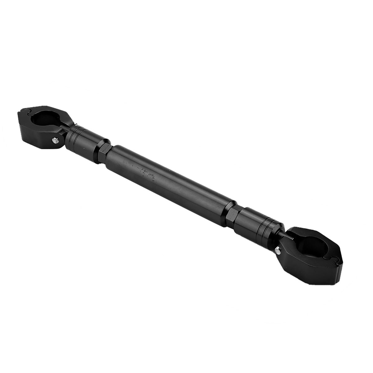 Universal Black Motorbike Handlebar Cross Support Brace Clamp Kit