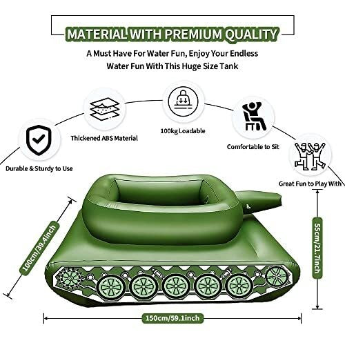 Summer Inflatable Toys Water Spray Tank Water Battle TANK Pool Party Splashing