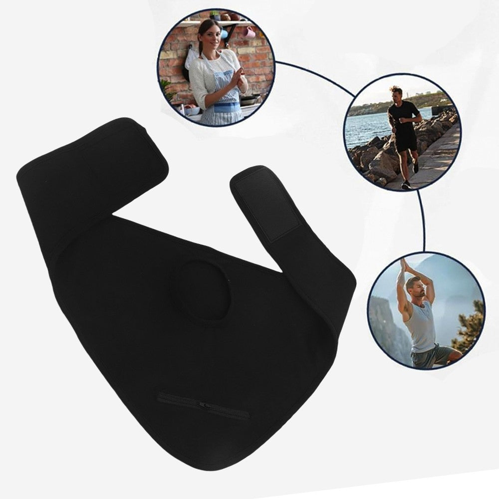 M L XL Stoma Bag Stealth Belt Soft Oxford Fabric Stoma Bag Cover Black UK FAST