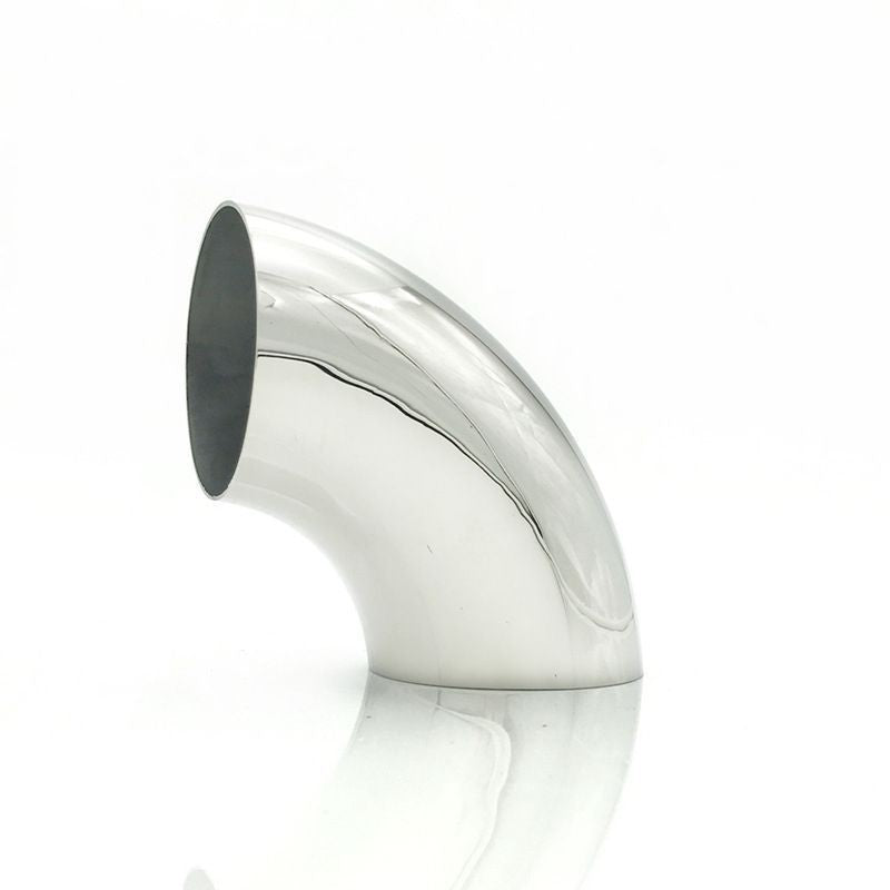 3 Inch 201 Stainless Steel 76mm 90 Degree Bend Elbow Exhaust Pipe Excellent