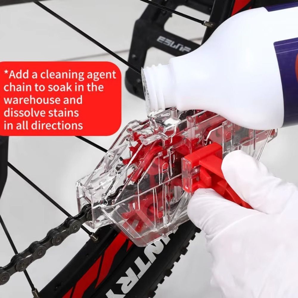 Bicycle Chain Cleaner Mountain Road Bike Chain Cleaning Accessories Portable