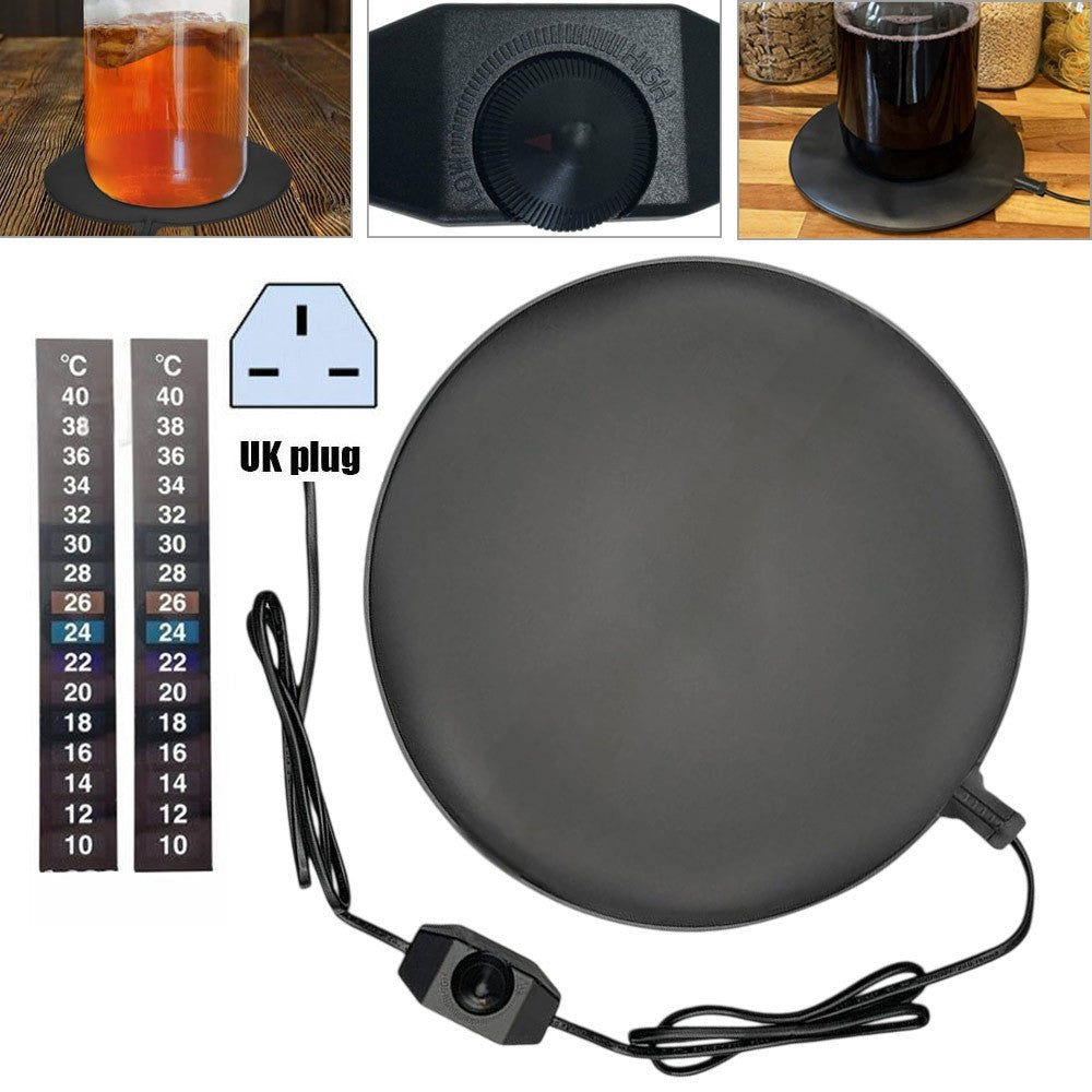 Brewing Mate Home Brew Heat Pad Mat Adjustable Power for Wine Beer Spirit UK