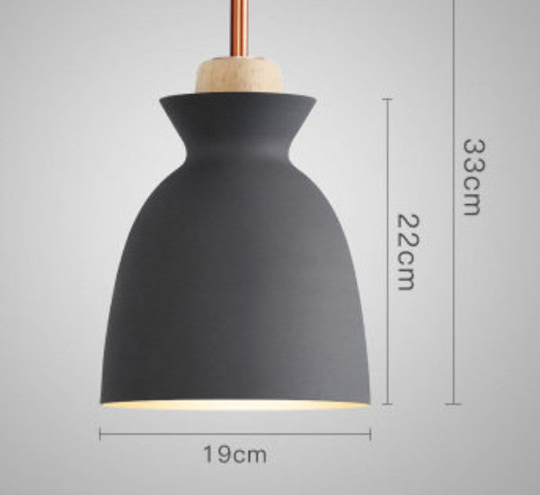 Wood Pendant Light Home Lamp Aluminum Chandelier Lighting Kitchen Ceiling Lights