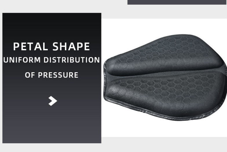 Motorcycle Gel Seat Cushion Comfort Pillow Pad Cover Pressure Relief Universal