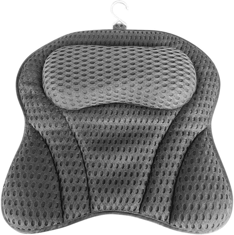 Bath Pillow Luxury Waterproof Home Spa Ani-Slip Comfort Bathtub Headrest Cushion