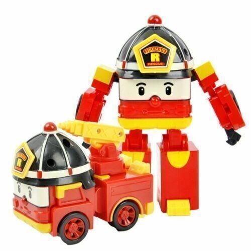 6pcs/set Robocar Poli Action Figures Transformation Hand Deformation Car Model