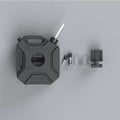 Black 5L Gas Fuel Tank Motorcycle Gas Can Gas Spare Container