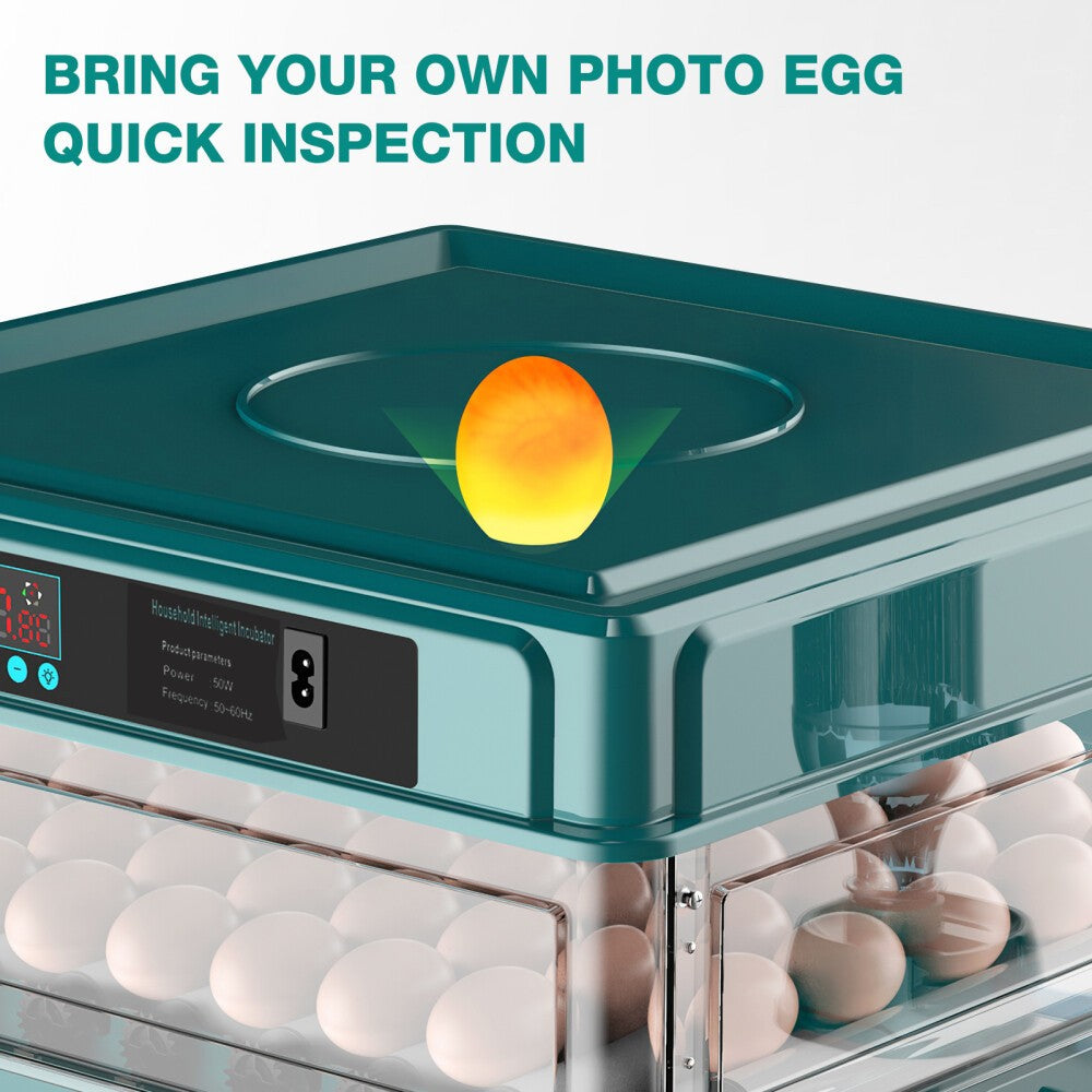 48 Egg Automatic Turning Incubator Chicken Duck Eggs Digital Hatching Machine