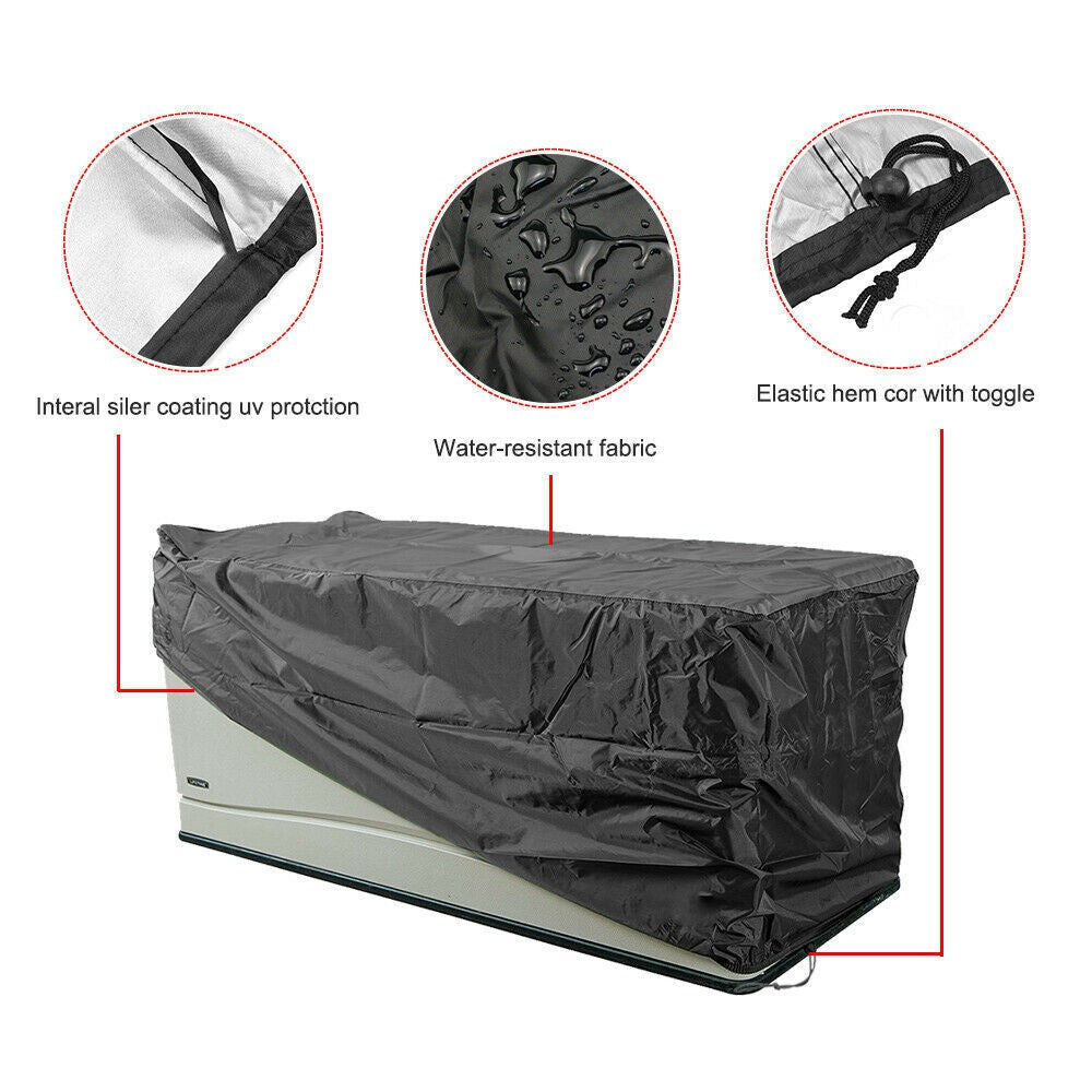 UK Garden Storage Deck Box Cover Waterproof Outdoor Patio Furniture Dust Cover