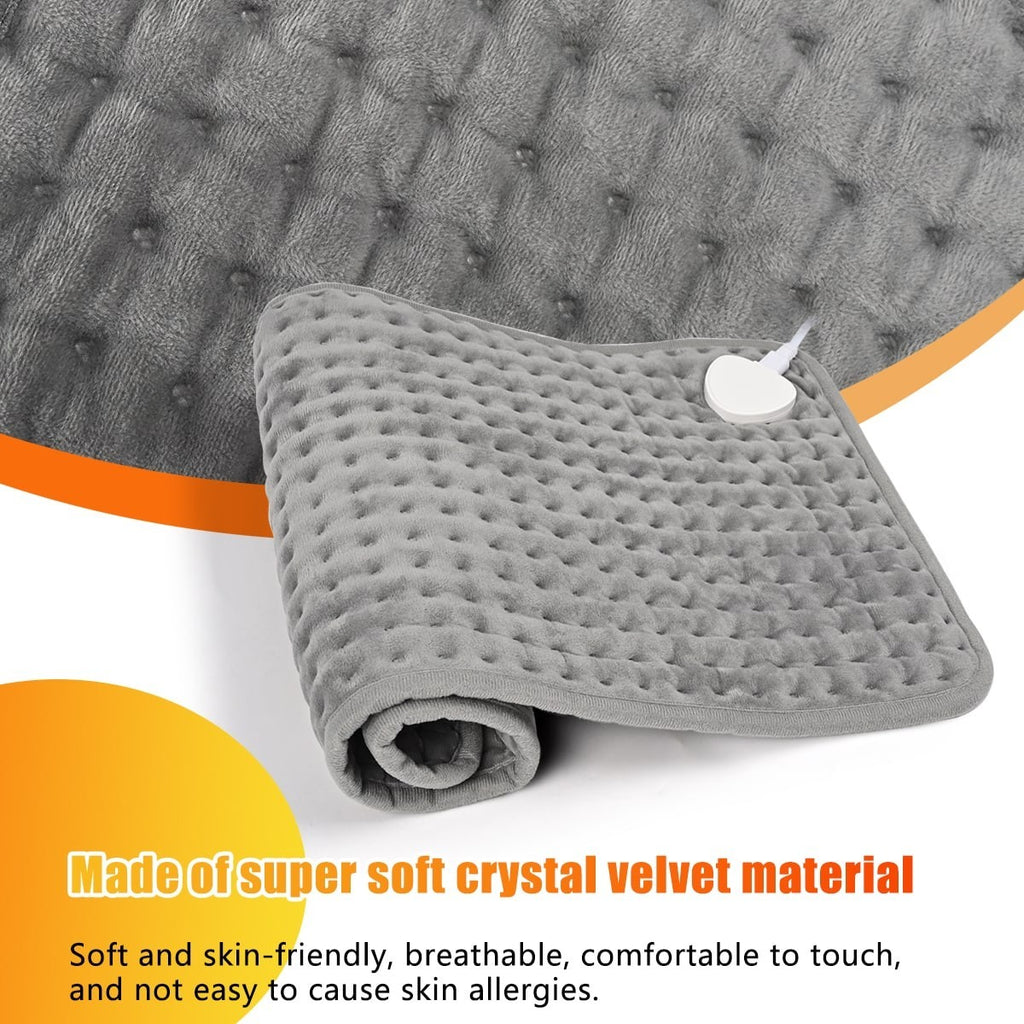 Electric Heating Pad Heat Therapy Feet Warmer Mat Neck Shoulder Back Pain Relief