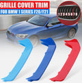 Front Grille Strip Cover Trim Clip For BMW 1 Series F20 F21 8 Slats 2012-2014