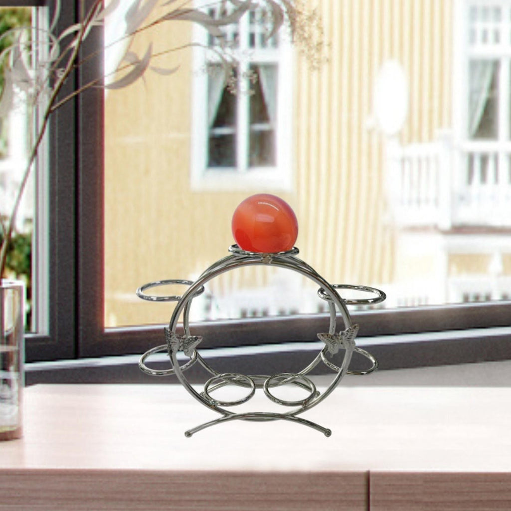Crystal Ball Seat Sphere Stone Support Holder Ornament Modern Display Stand