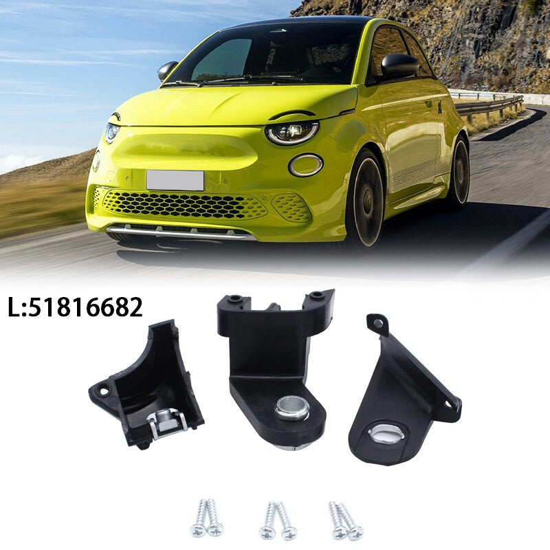 2xFront Left Right Headlight Bracket Repair Kit 51816681/2 for Fiat 500 2007-15