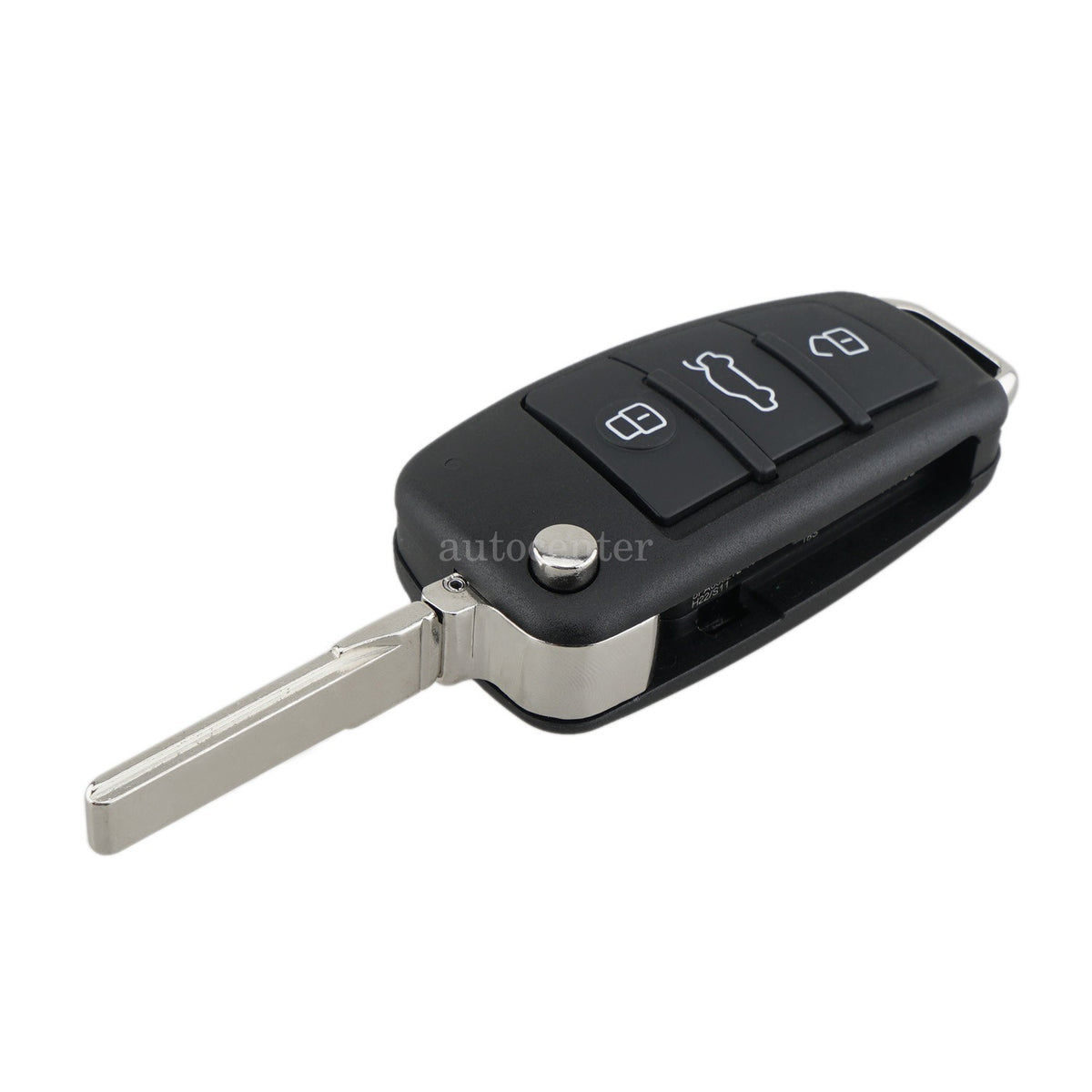 434MHz 3 Button Remote Flip Key Car Fob For AUDI A3 A4 TT ID48 Chip 8P0837220D