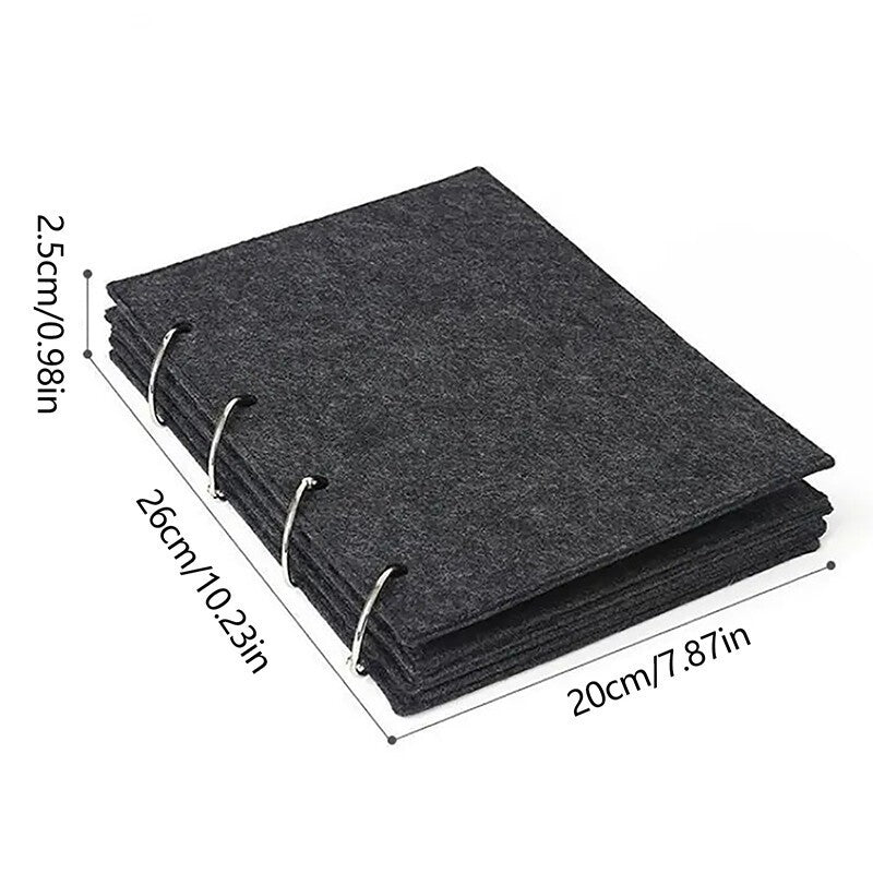 Felt Brooch Storage Book Metal Badge Chest Holder Box Pin Display Case Board